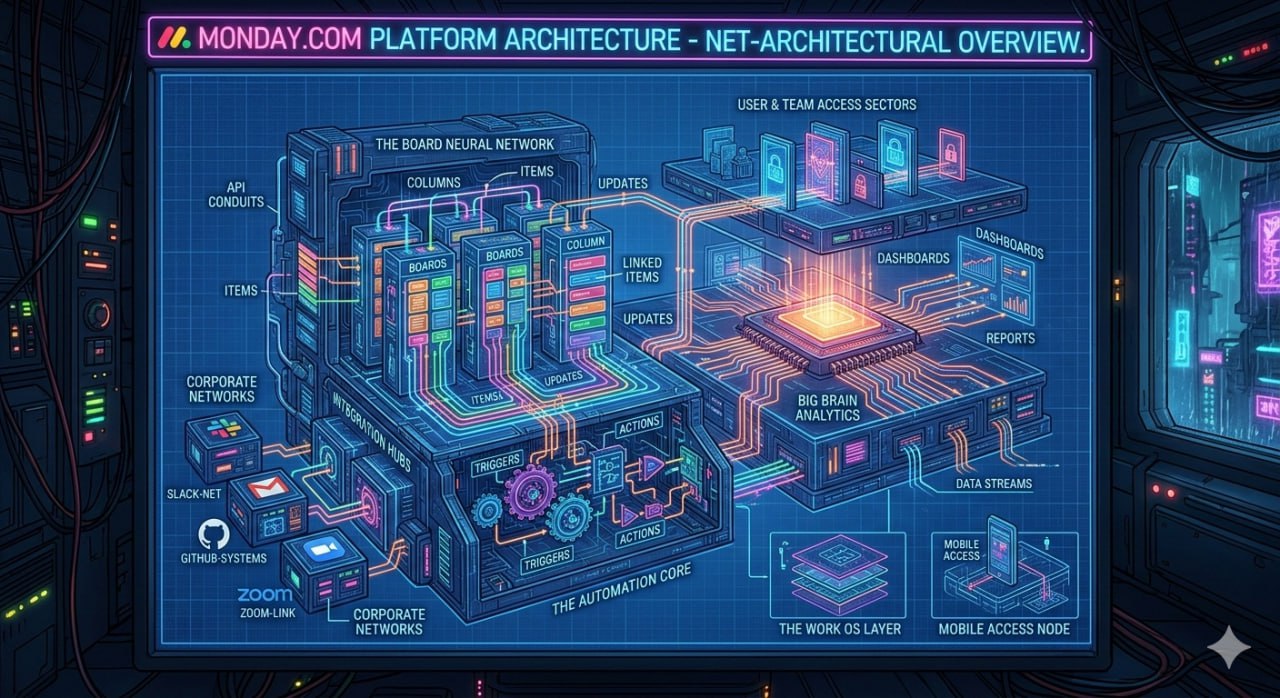 Monday.com platform architecture overview