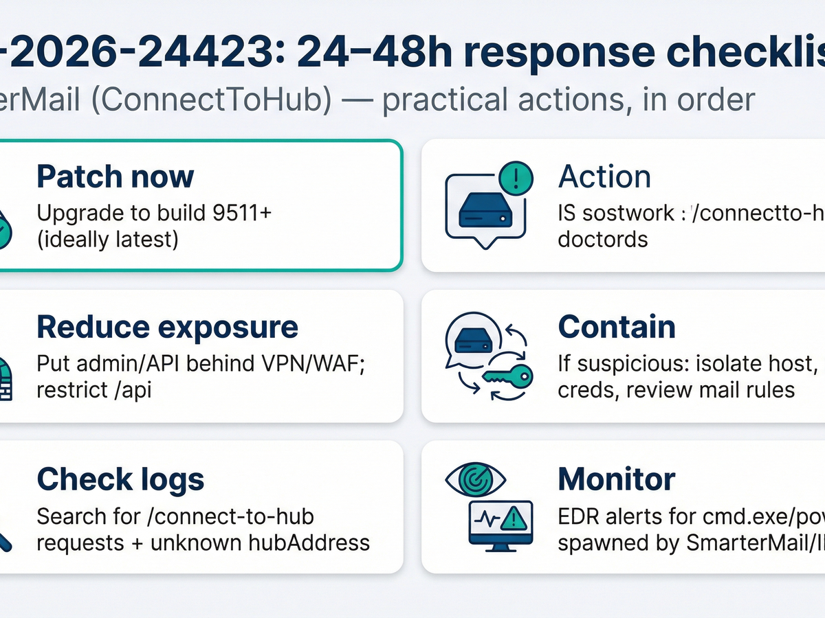 CVE-2026-24423 response checklist
